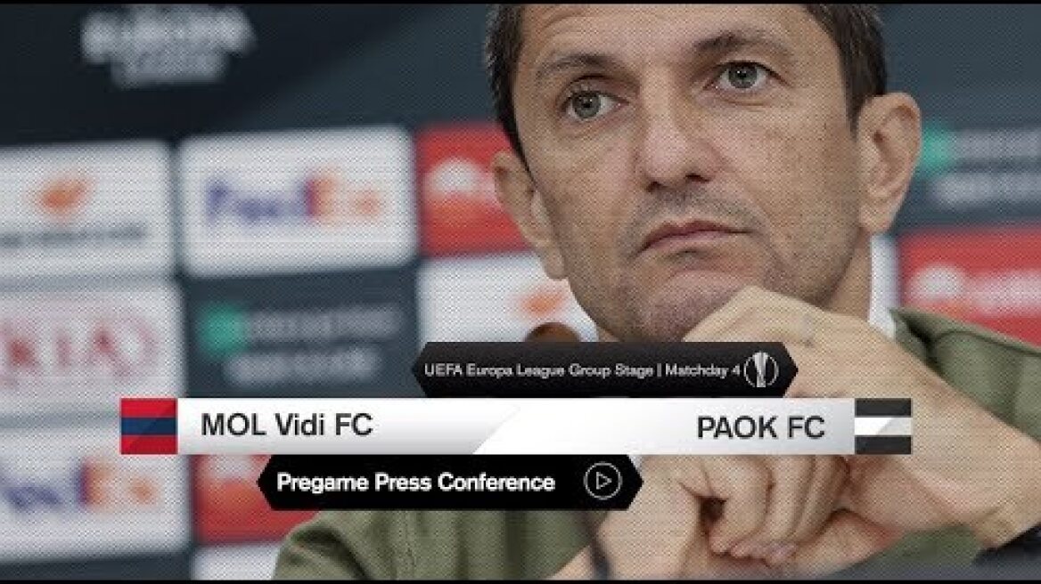 Η συνέντευξη Τύπου των Λουτσέσκου και Κρέσπο - PAOK TV