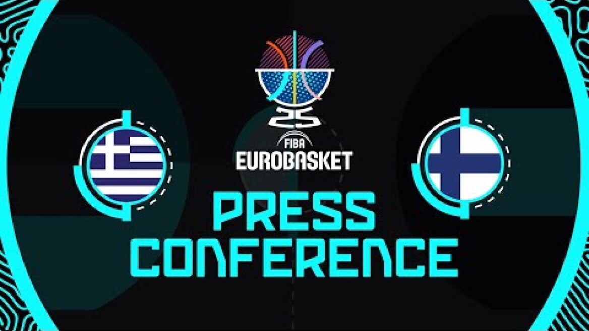 Greece v Finland - Press Conference | FIBA EuroBasket 2025