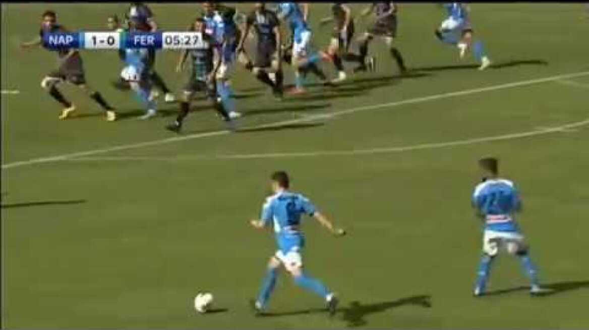 Kostas Manolas Goal l Napoli vs Feralpi Salo 1-0 Friendly match 19/7/2019