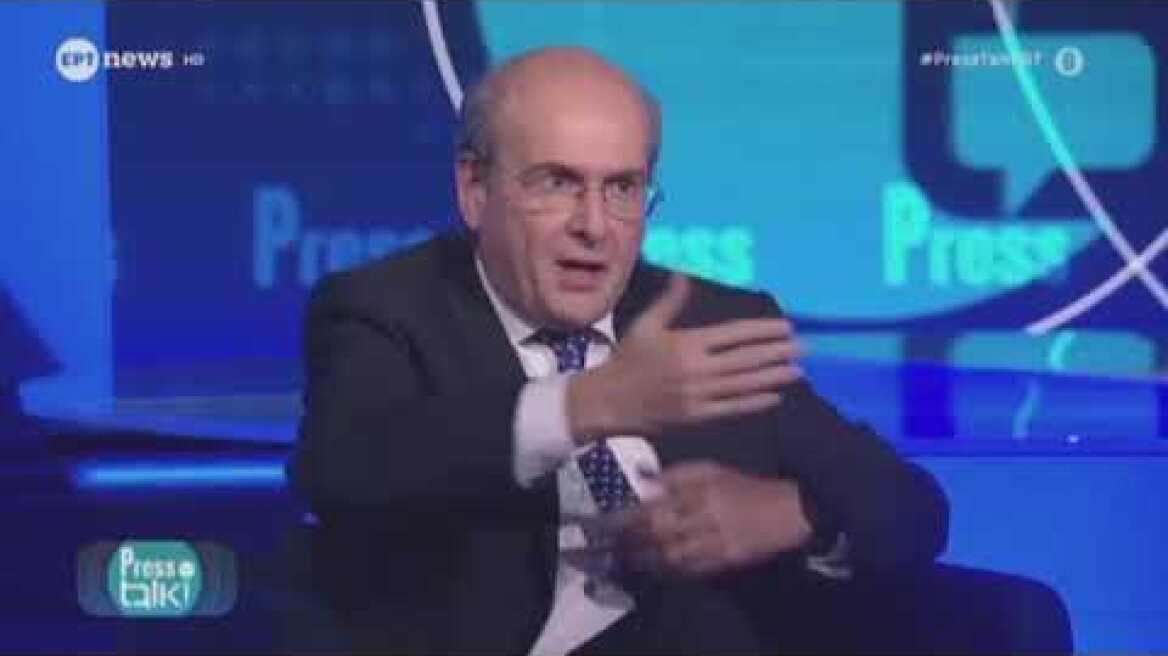 Ο Κ. Χατζηδάκης στην εκπομπή 