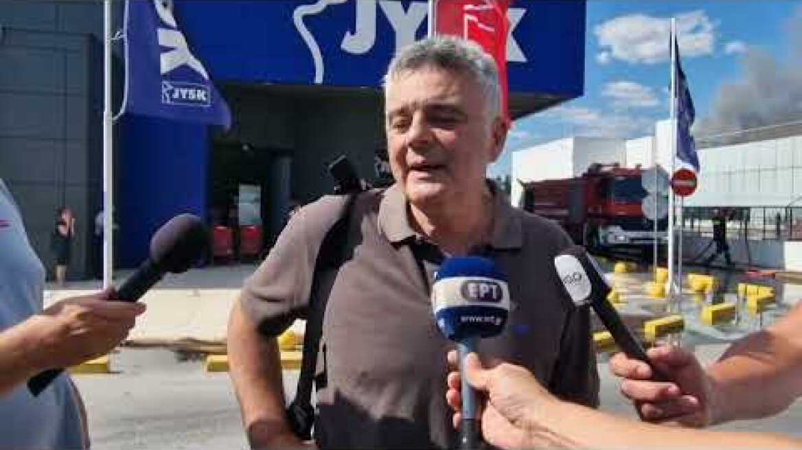 Φωτιά σε κατάστημα στη Θεσσαλονίκη - Δηλώσεις