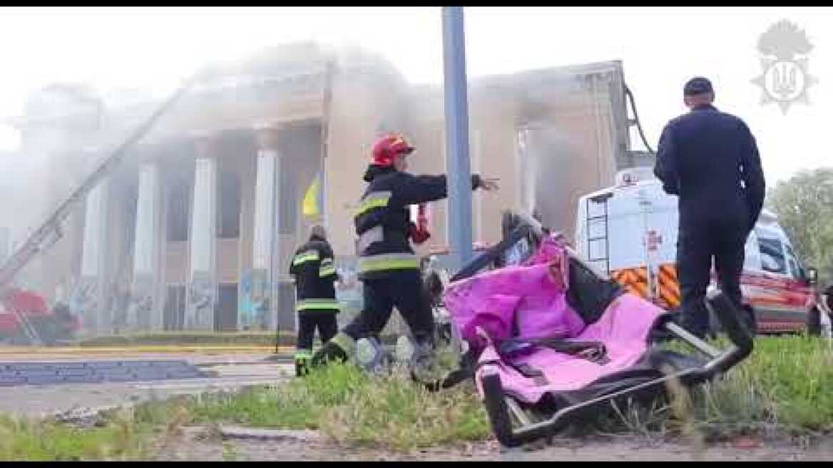 У Вінниці триває ліквідація наслідків ракетного обстрілу рашистами