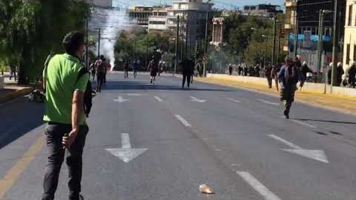 Επεισόδια στην μαθητική πορεία