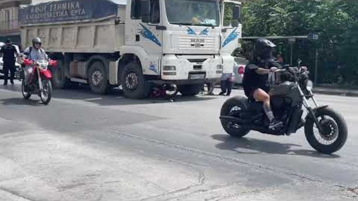 Σοκαριστικό τροχαίο στη Θεσσαλονίκη