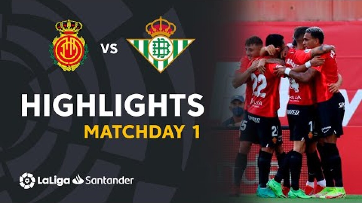 Resumen de RCD Mallorca vs Real Betis (1-1)