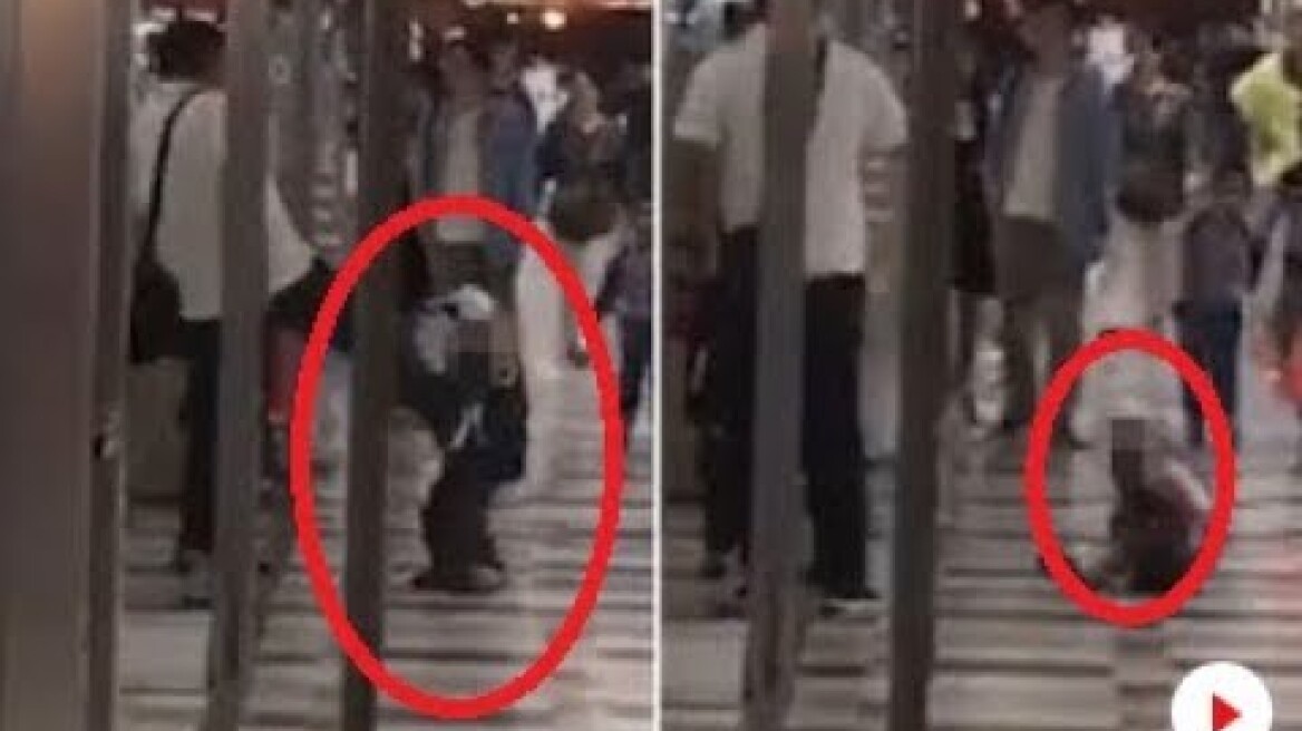 Dad Kicks Young Son In Chest Then 'Threatens To Throw Him Over Shopping Centre Balcony'