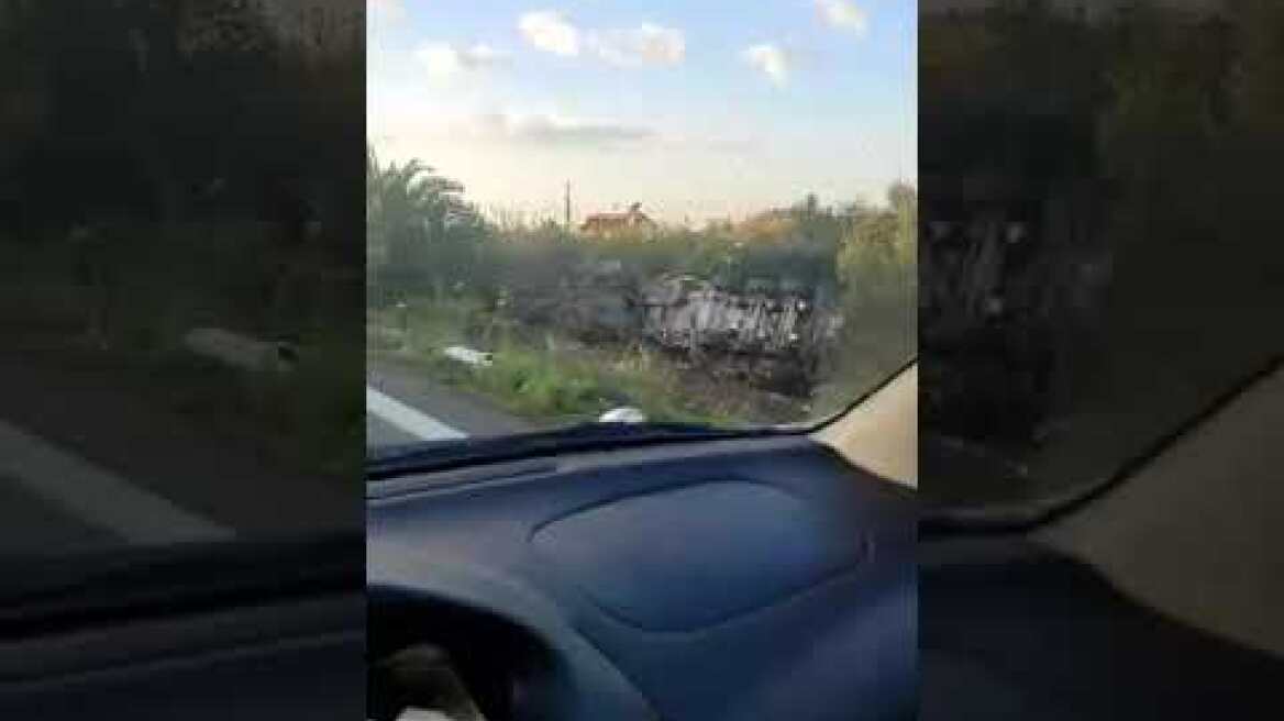 ΤΡΟΧΑΙΟ - ΕΘΝΙΚΗ ΟΔΟΣ ΠΥΡΓΟΥ - ΚΥΠΑΡΙΣΣΙΑΣ