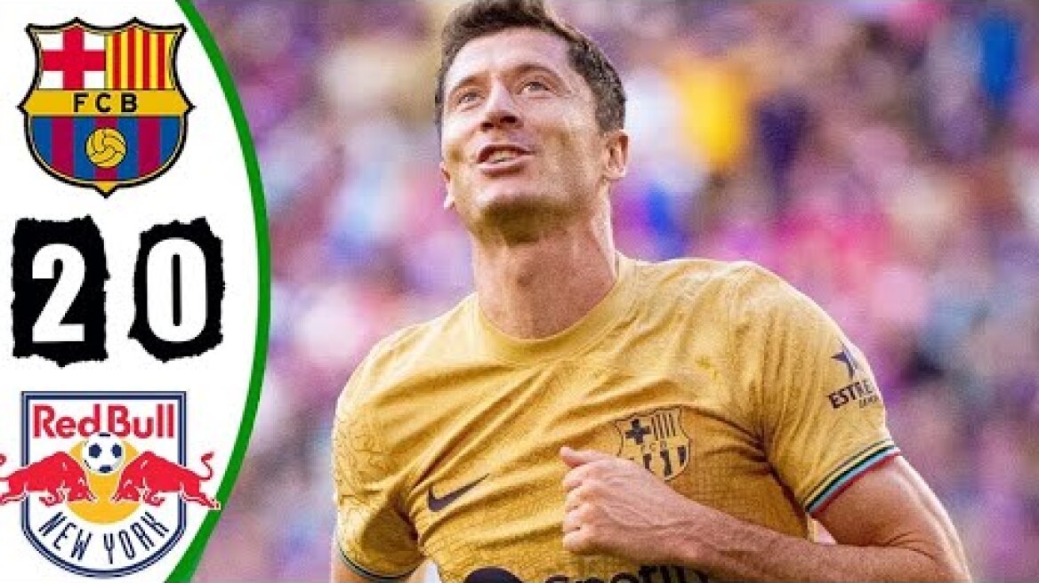 New York Red Bulls vs Barcelona 0-2 - All Goals & Highlights 2022