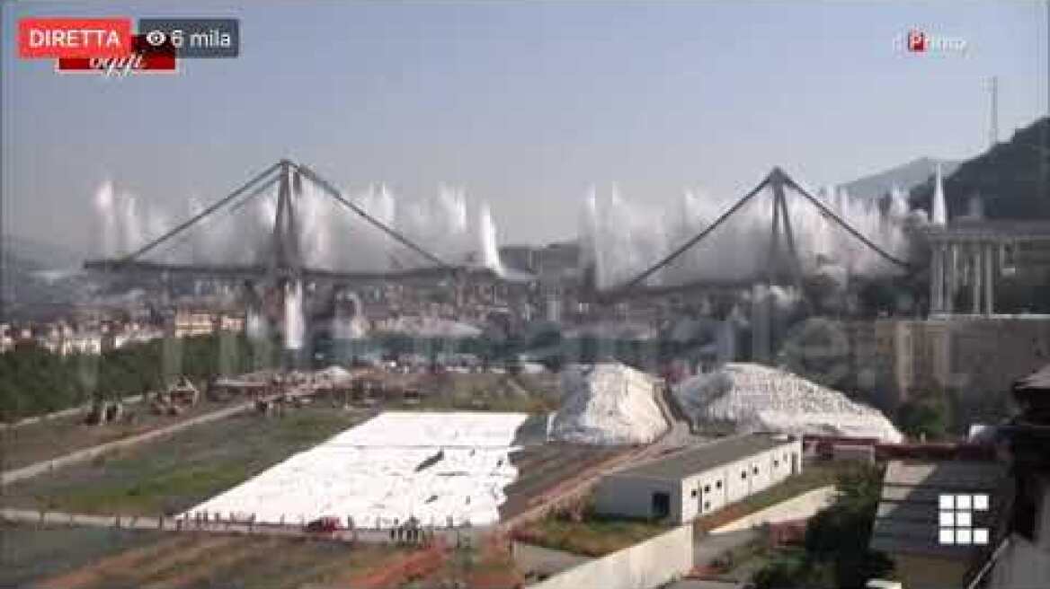ESPLOSIONE PONTE MORANDI - GENOVA 28/6/2019