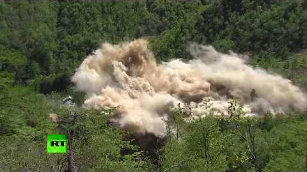 Watch North Korea destroy Punggye-ri nuclear testing site
