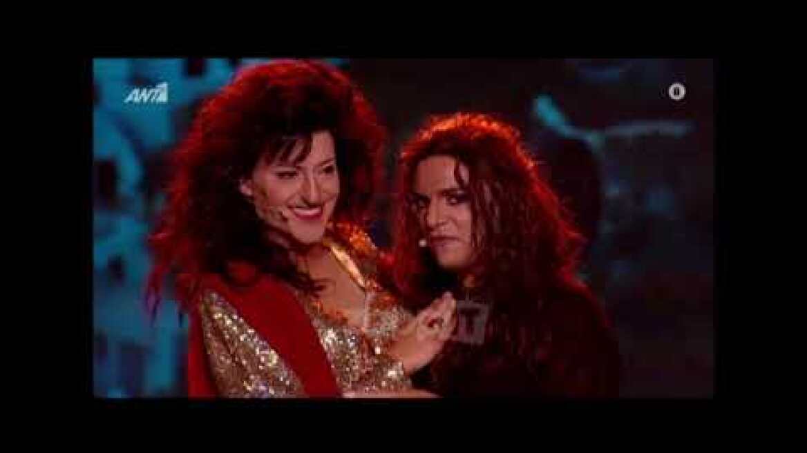 YFSF: Θανάσης Αλευράς και Κώστας Δόξας διακωμωδούν την μουσική συνύπαρξη Βίσση και Βανδή