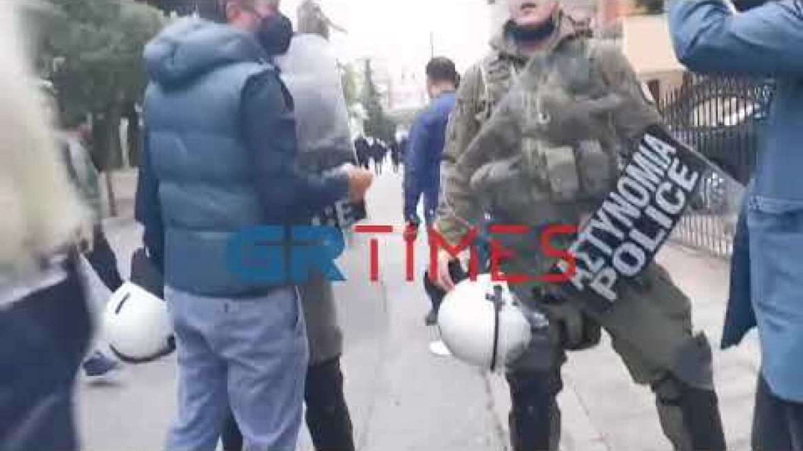 Ένταση έξω από το ΕΠΑΛ Σταυρούπολης