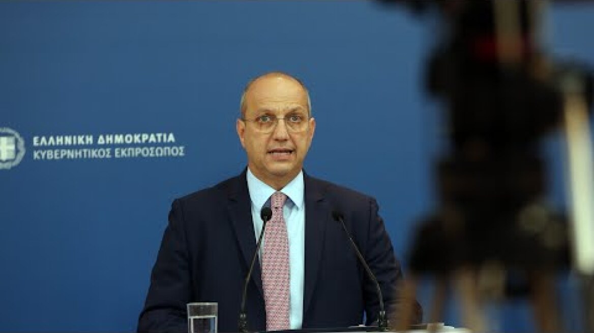 Eνημέρωση πολιτικών συντακτών από τον Κυβερνητικό Εκπρόσωπο Γιάννη Οικονόμου