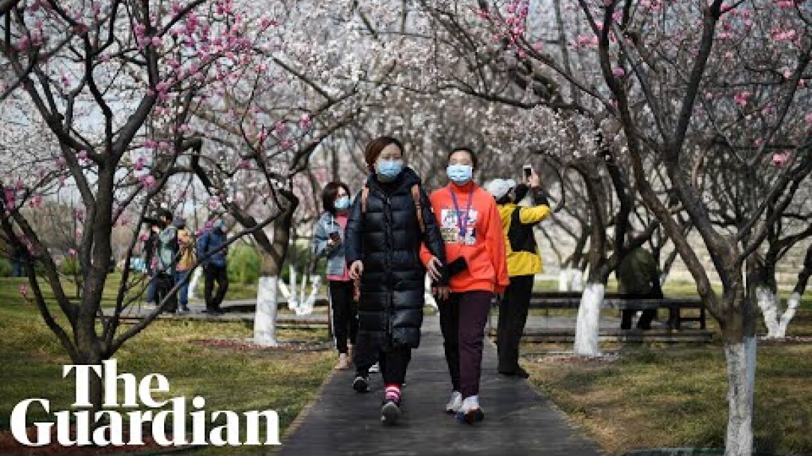People across China venture outdoors as coronavirus outbreak worry eases