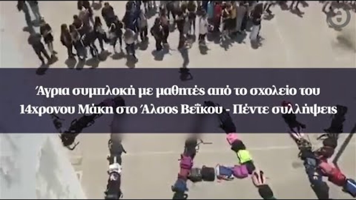 Άγρια συμπλοκή με μαθητές από το σχολείο του 14χρονου Μάκη στο Άλσος Βεΐκου - Πέντε συλλήψεις