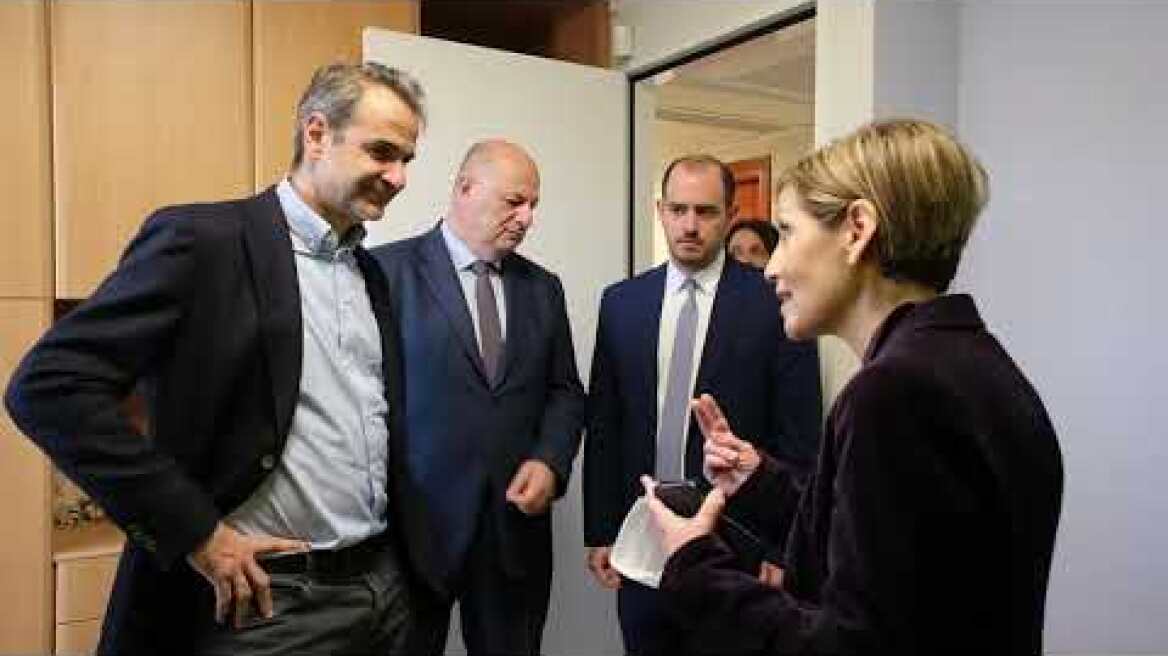 Eπίσκεψη του Πρωθυπουργού Κυριάκου Μητσοτάκη στο «Σπίτι του Παιδιού»