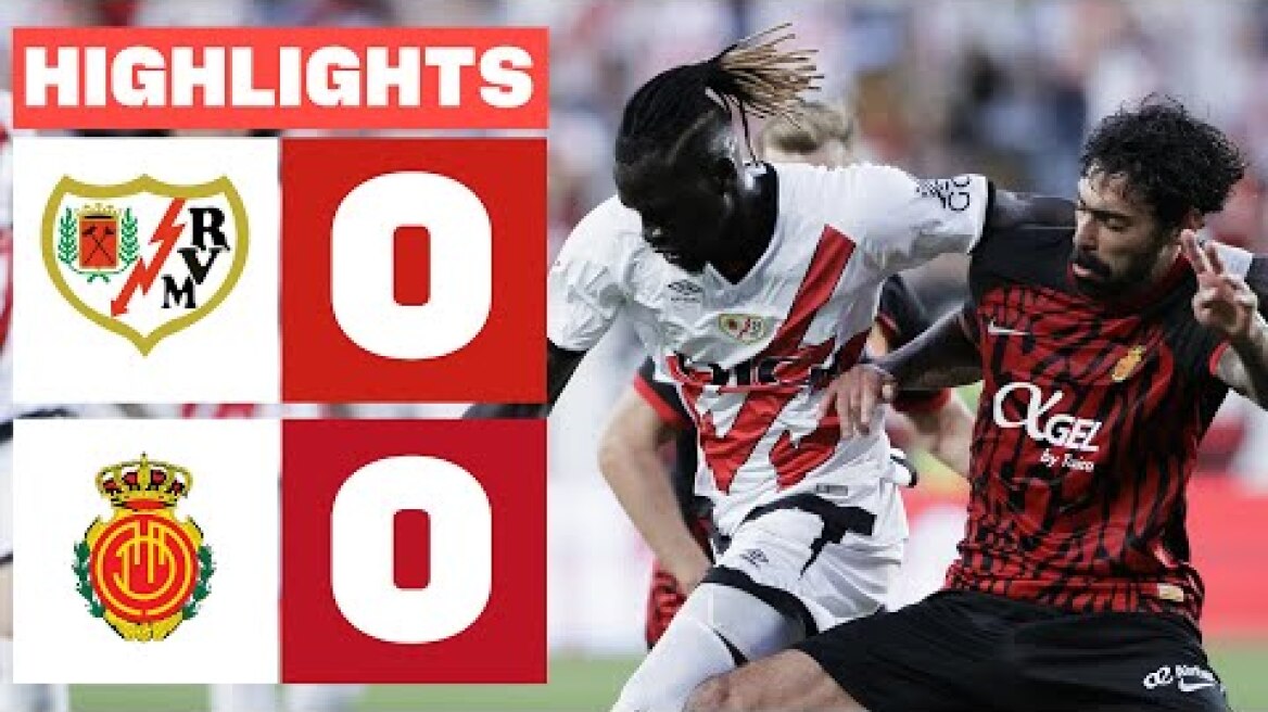 RAYO VALLECANO 0 - 0 RCD MALLORCA I RESUMEN LALIGA EA SPORTS