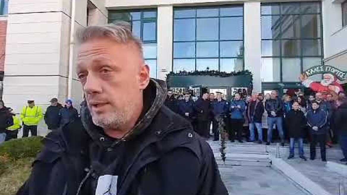 Μήνυμα των Αστυνομικών της Κοζάνης κατά της οπαδικής βίας με αφορμή τον τραυματισμό αστυνομικού