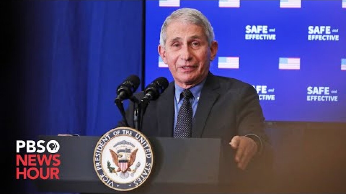 WATCH LIVE: Dr. Anthony Fauci receives COVID-19 vaccine