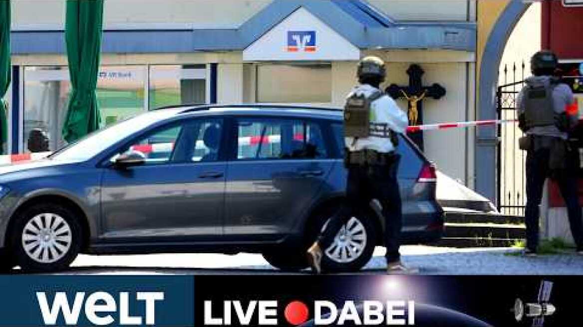 GEISELNAHME IN SINZIG – Großeinsatz an Volksbank! Mehrere Täter, mehrere Geiseln | WELT Live dabei