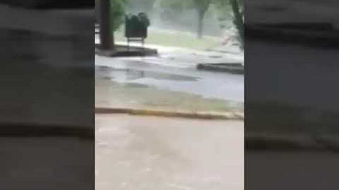 Σερρες: Πλυμμήρισε η κοιλάδα