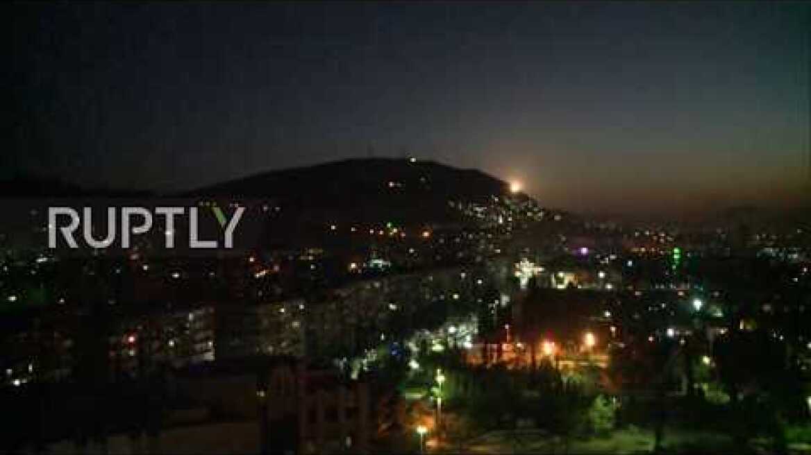 Syria: Gov. forces mount defence of Damascus following US-led airstrikes