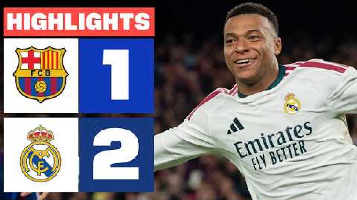 FC BARCELONA 1 - 2 REAL MADRID | RESUMEN LALIGA EA SPORTS