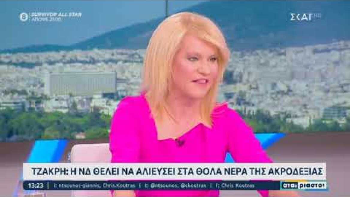 Η Τζάκρη ζήτησε πλαφόν 5% στις εταιρίες ενέργειας