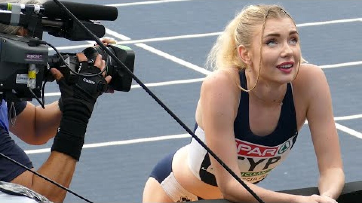 Elena Kulichenko (CYP) High Jump Women 191 cm PB 5th Place European Team Championships Silesia 2023