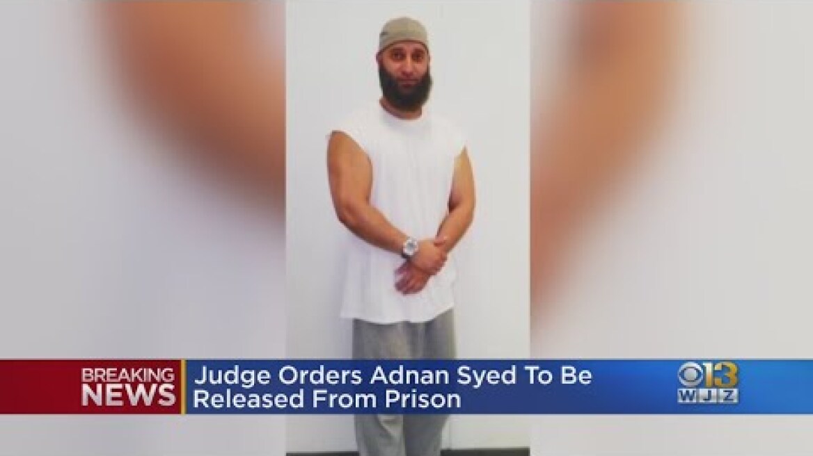 Judge orders Adnan Syed to be released from prison
