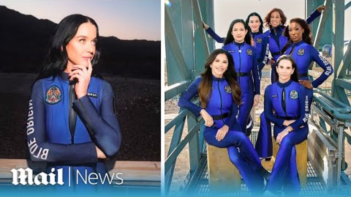 LIVE: Katy Perry, Lauren Sanchez among Blue Origin's all-female crew to launch to space