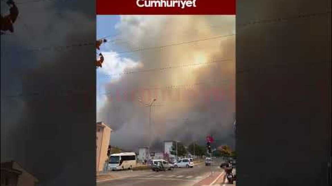 Çanakkale'de orman yangını: Havadan ve karadan müdahale ediliyor!