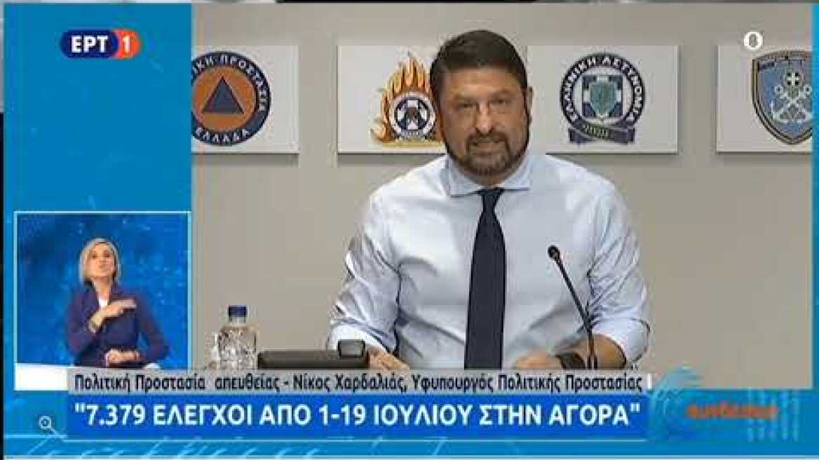 Νίκος Χαρδαλιάς: Μας απασχολούν τα χερσαία σύνορα - Δεν υπάρχει σχεδιασμός γενικού lockdown