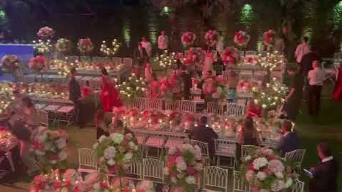 Βίντεο από το μέρος που έγινε η δεξίωση γάμου του Κωνσταντίνου Αργυρού