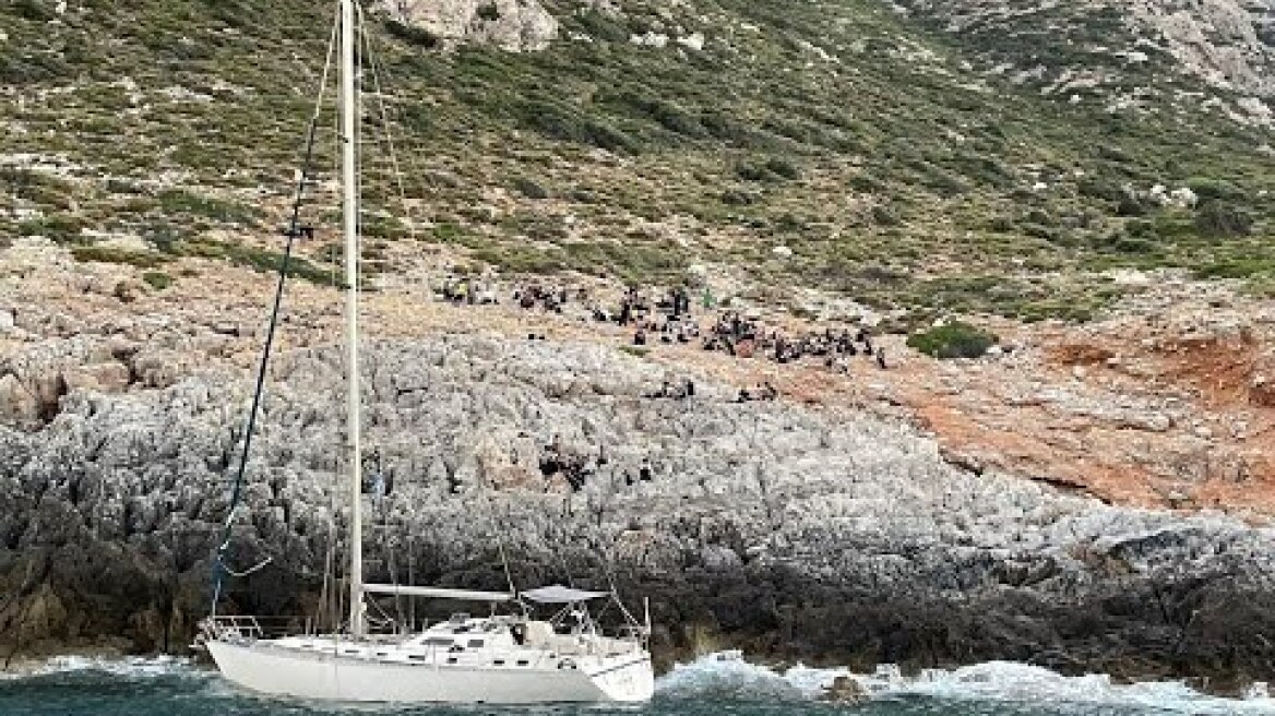 Επιχείρηση απεγκλωβισμού 111 αλλοδαπών και σύλληψη των 2 αλλοδαπών διακινητών τους στο Ακρ. Μαλέα