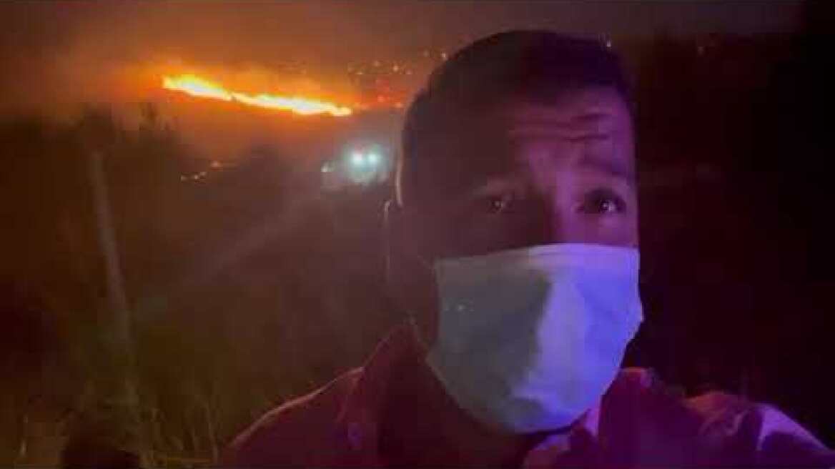 Πυρκαγιά στην Πεντέλη