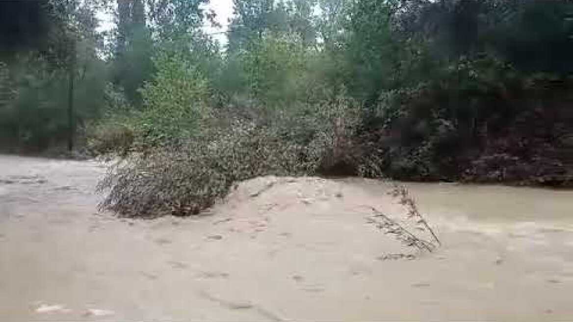 Κερκυρα κακοκαιρία Πέραμα 1