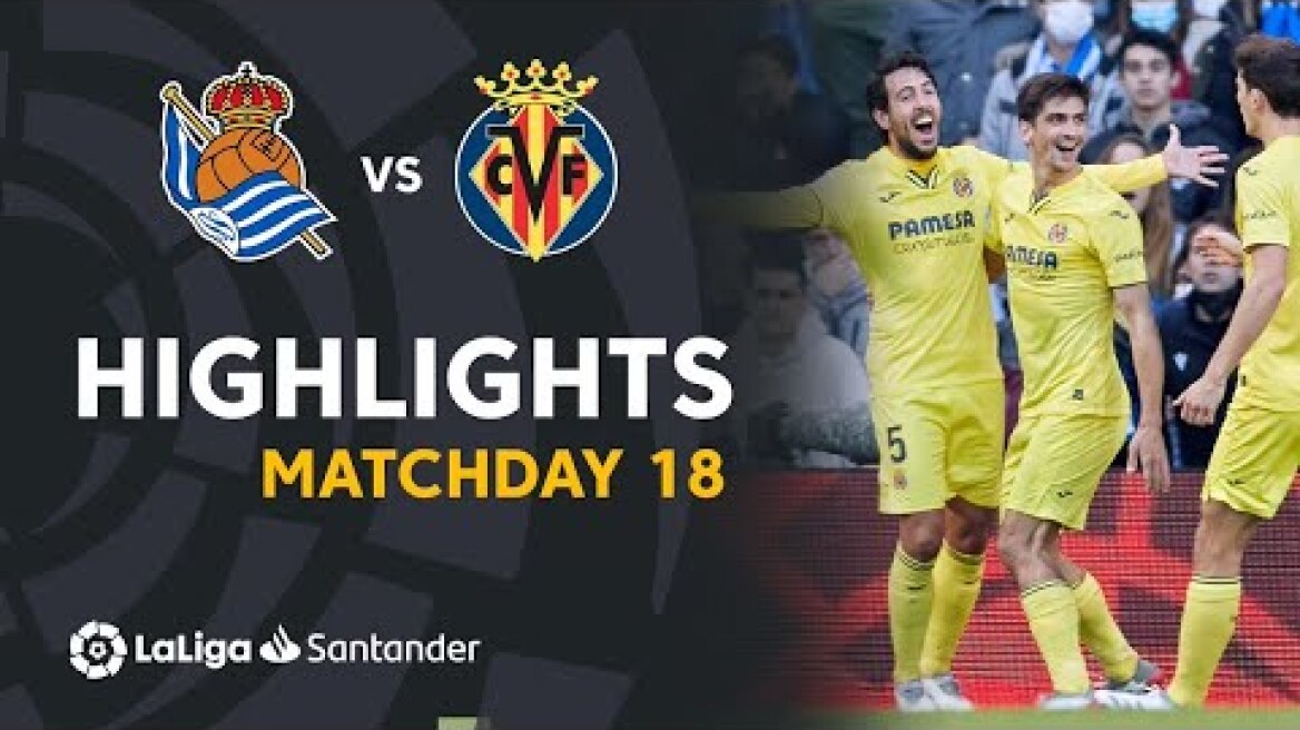 Resumen de Real Sociedad vs Villarreal CF (1-3)