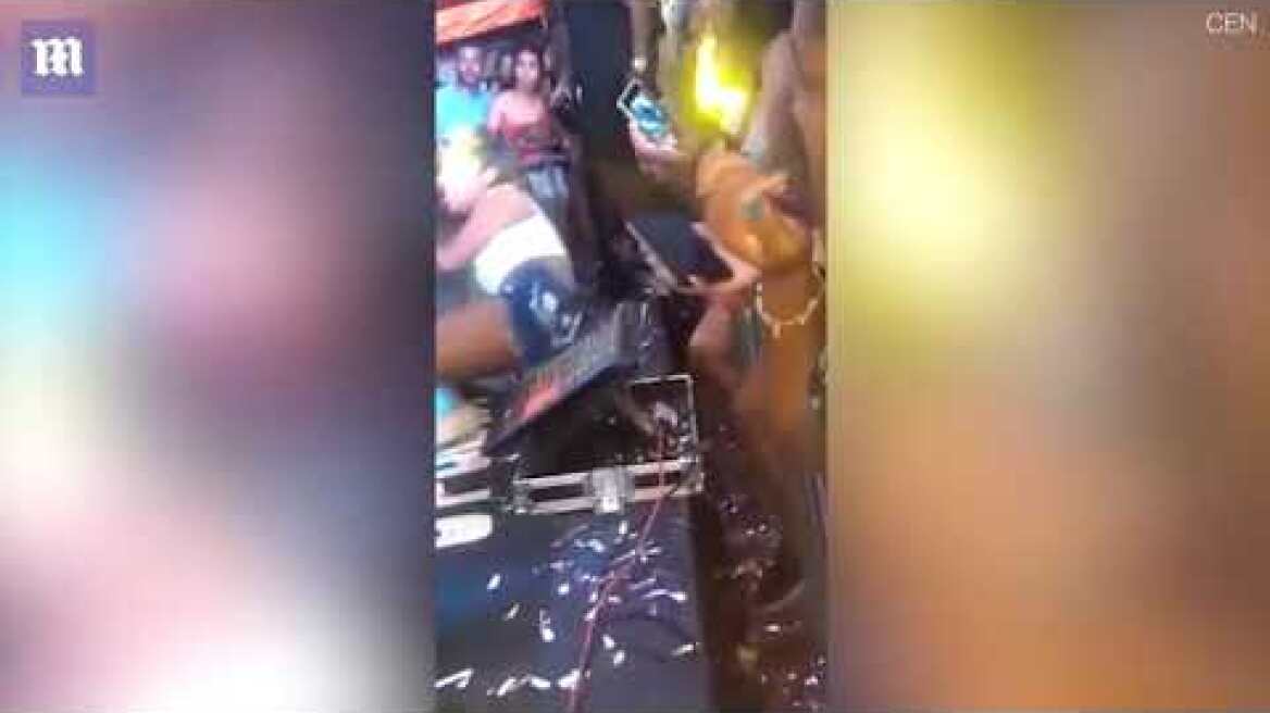 Video: Brutal footage shows man drop kicking twerking girl in club