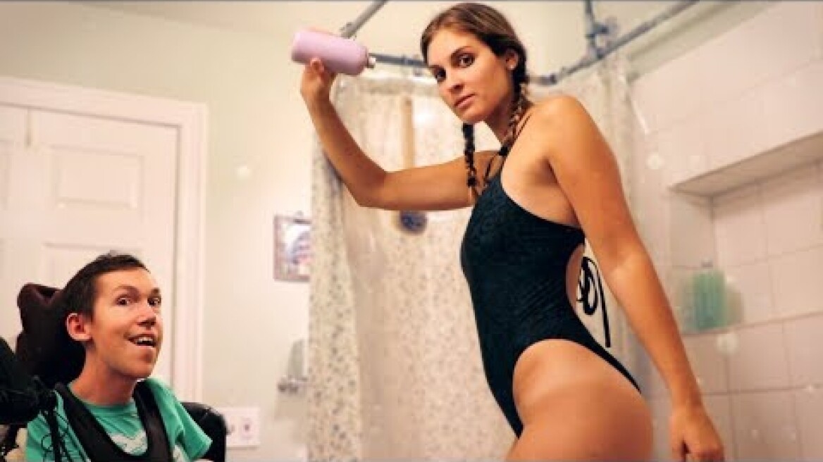 Shane Helps Hannah Take A Shower