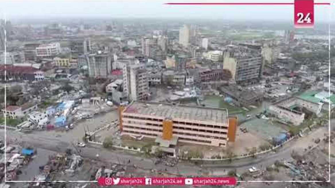 Drone images show damage in Beira, Mozambique after cyclone Idai
