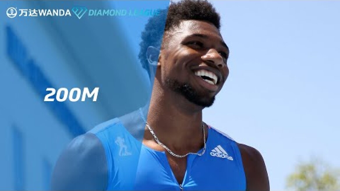 Noah Lyles runs 18.90 and then gets disqualified - Wanda Diamond League 2020