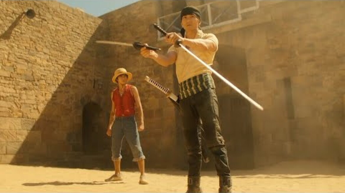 Zoro,Luffy & Nami Vs Axe Hand Fight Scene 🔥 | Netflix ONE PIECE |