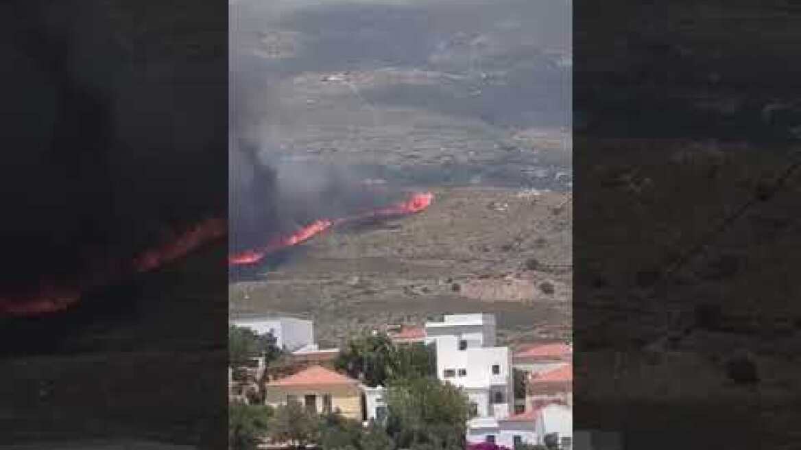 Δασική πυρκαγιά στην Άνδρο