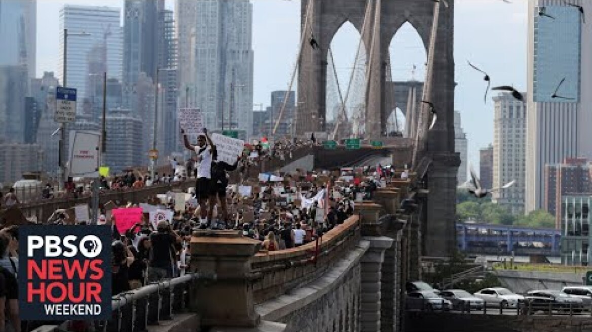 New York protests continue despite rain, pandemic and curfew