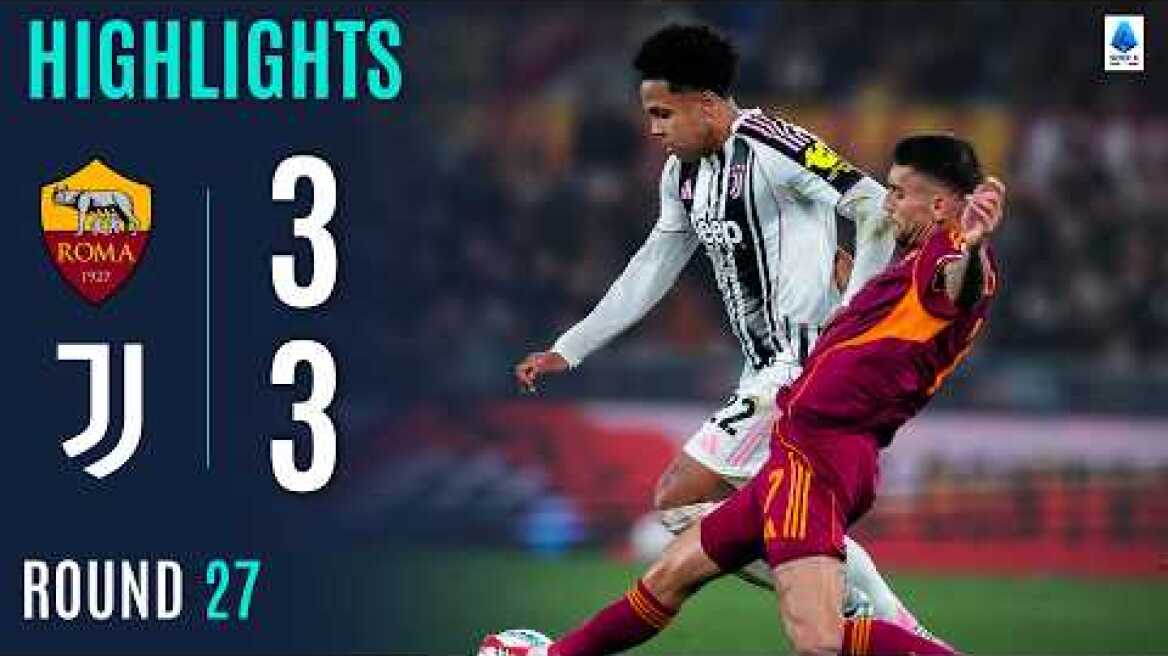 ROMA-JUVENTUS 3-3 | HIGHLIGHTS | Gatti Last-Minute Hero for Juve | SERIE A 2025/26
