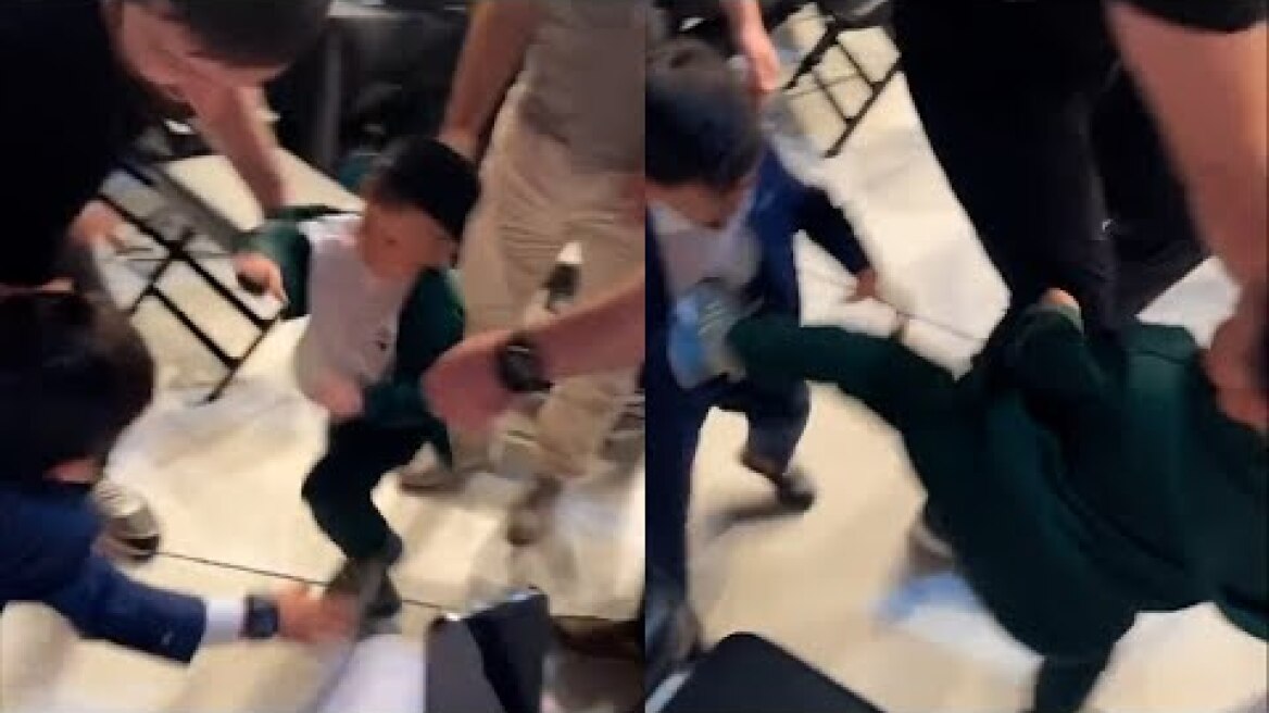 Hasbulla & Abdu Rozik altercation at UFC 267