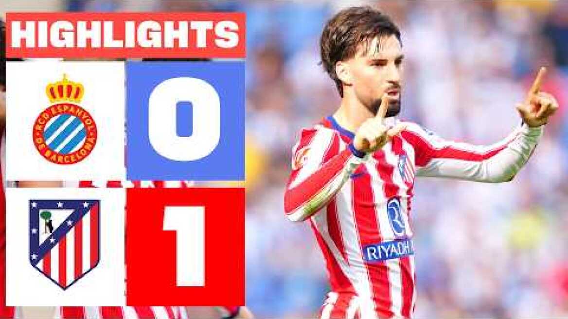 RCD ESPANYOL 0 - 1 ATLÉTICO DE MADRID | RESUMEN LALIGA EA SPORTS