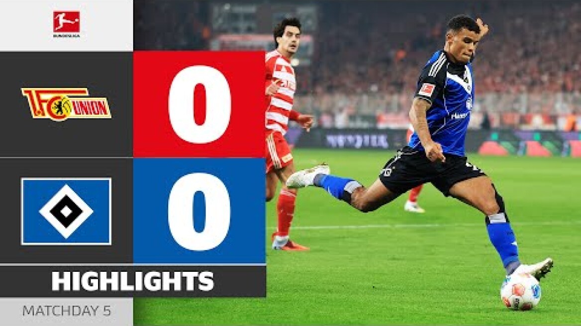 Big Chances & Red Card! | UNION BERLIN - HAMBURGER SV | Highlights | Matchday 5 – Bundesliga 2025/26
