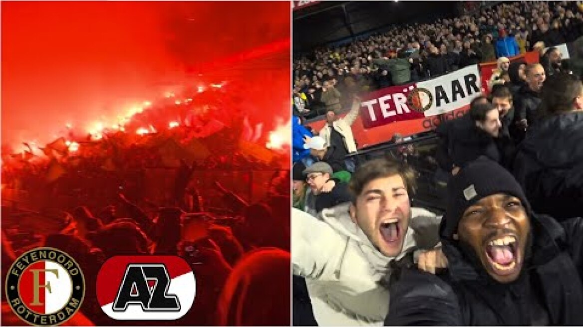 AMERICAN FAN EXPERIENCES FEYENOORD ATMOSPHERE VS AZ ALKMAAR